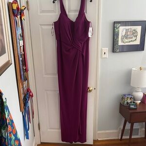 Elegant magenta Women's Dress